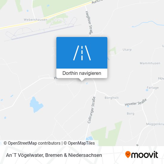 An´T Vögelwater Karte