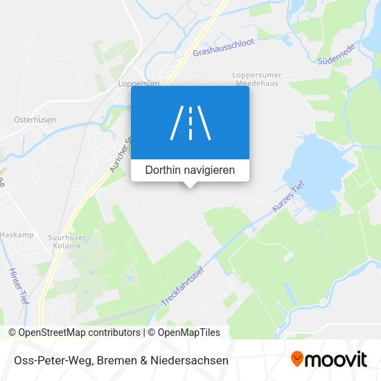 Oss-Peter-Weg Karte