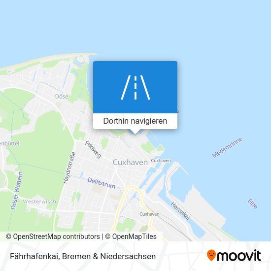 Fährhafenkai Karte