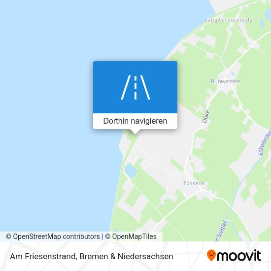 Am Friesenstrand Karte