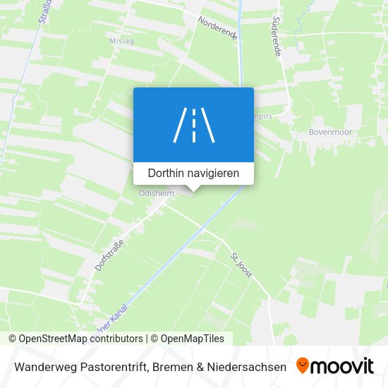 Wanderweg Pastorentrift Karte