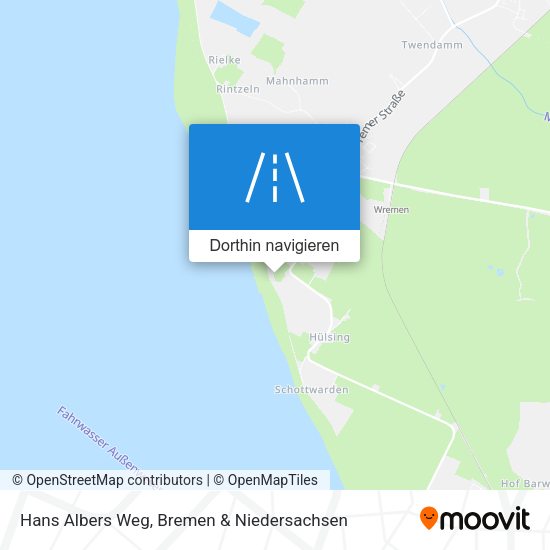 Hans Albers Weg Karte