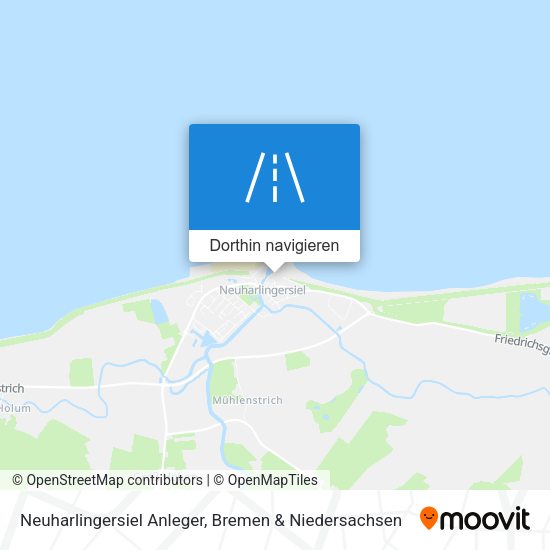 Neuharlingersiel Anleger Karte