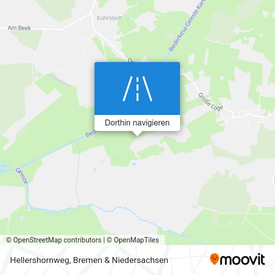 Hellershornweg Karte