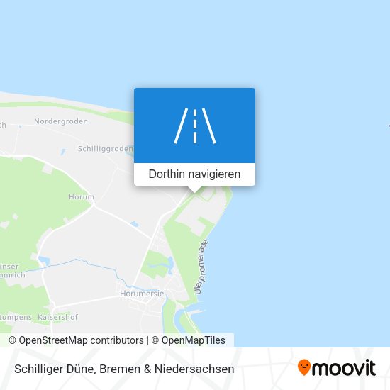 Schilliger Düne Karte