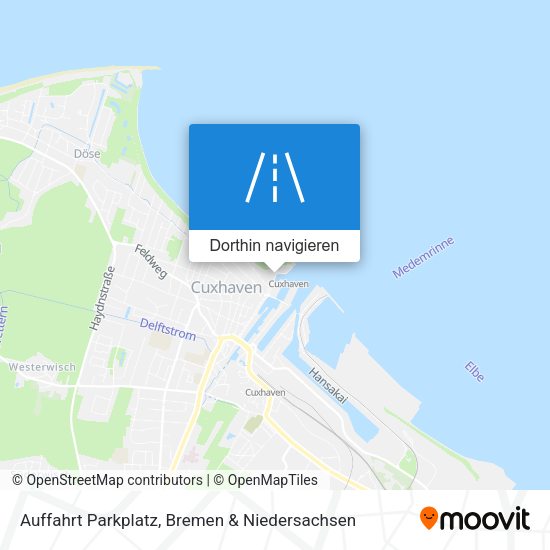 Auffahrt Parkplatz Karte