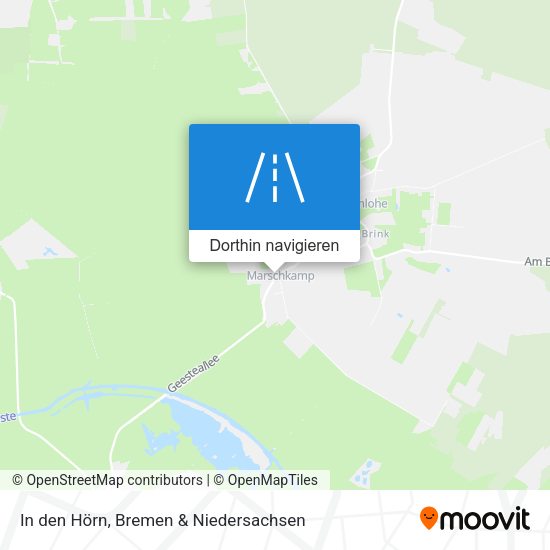 In den Hörn Karte