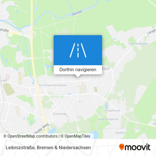 Leibnizstraße Karte