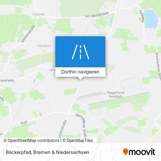 Bäckerpfad Karte