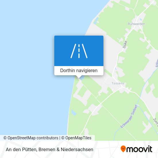 An den Pütten Karte