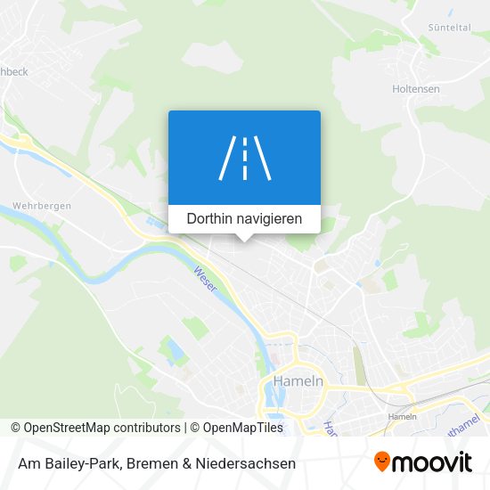 Am Bailey-Park Karte