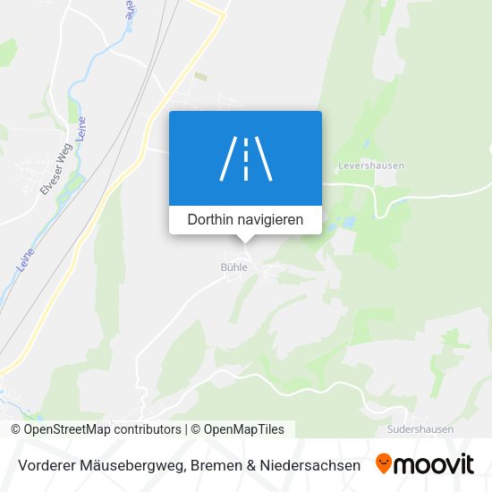 Vorderer Mäusebergweg Karte