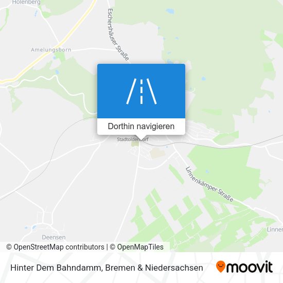 Hinter Dem Bahndamm Karte