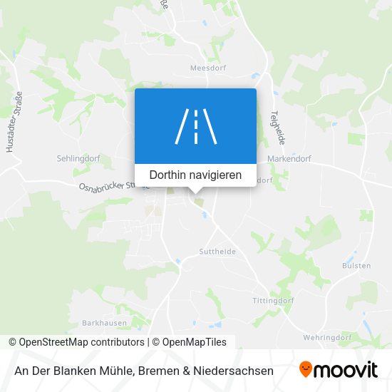 An Der Blanken Mühle Karte