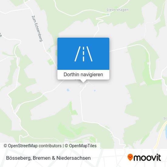 Bösseberg Karte