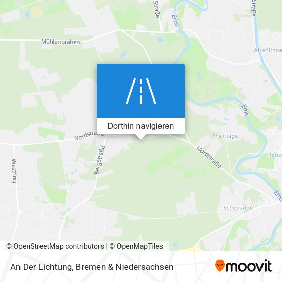 An Der Lichtung Karte