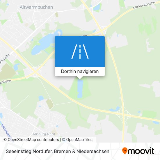Seeeinstieg Nordufer Karte