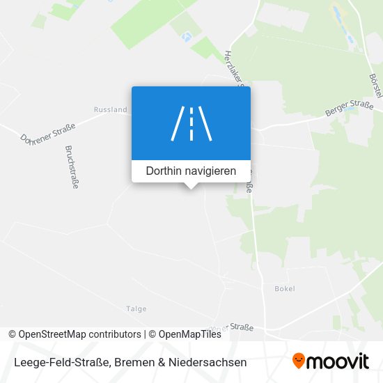 Leege-Feld-Straße Karte