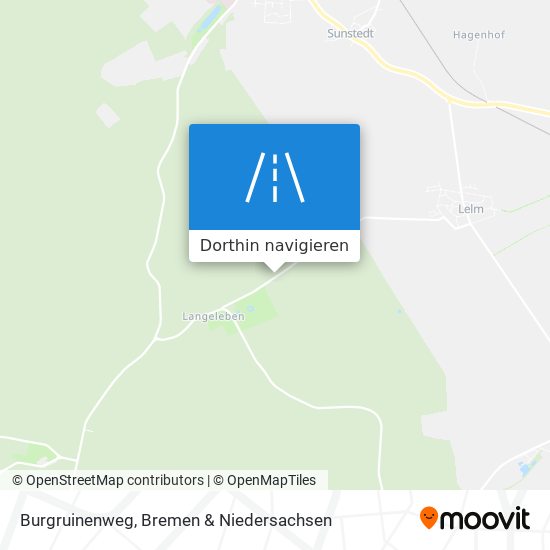 Burgruinenweg Karte