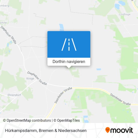 Hürkampsdamm Karte