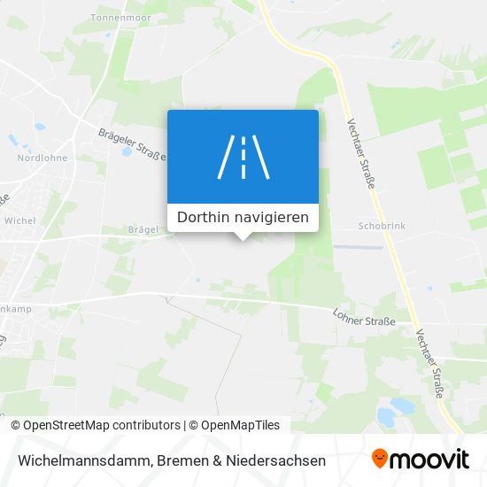 Wichelmannsdamm Karte