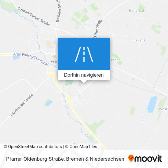 Pfarrer-Oldenburg-Straße Karte