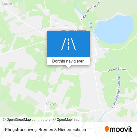 Pfingstrosenweg Karte