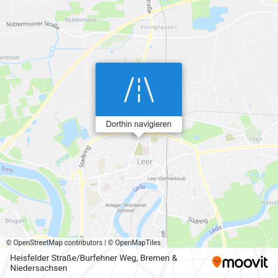 Heisfelder Straße / Burfehner Weg Karte