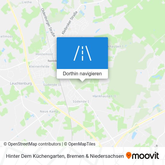 Hinter Dem Küchengarten Karte