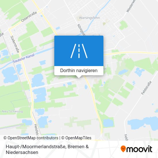 Haupt-/Moormerlandstraße Karte