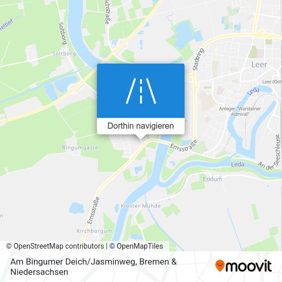 Am Bingumer Deich/Jasminweg Karte