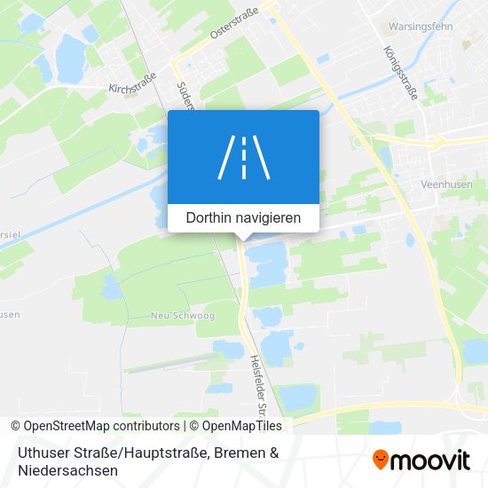 Uthuser Straße/Hauptstraße Karte