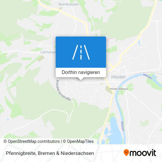 Pfennigbreite Karte