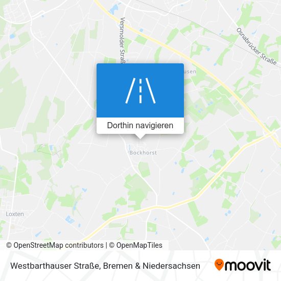 Westbarthauser Straße Karte
