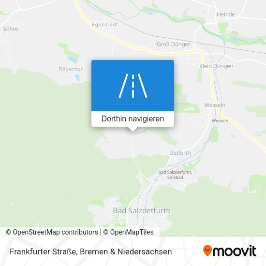 Frankfurter Straße Karte