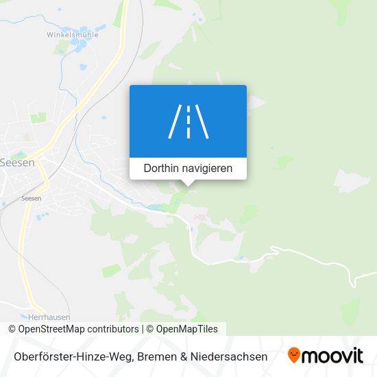 Oberförster-Hinze-Weg Karte