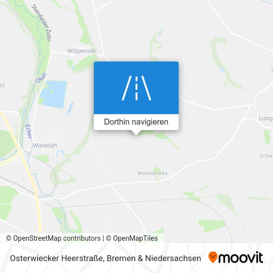 Osterwiecker Heerstraße Karte