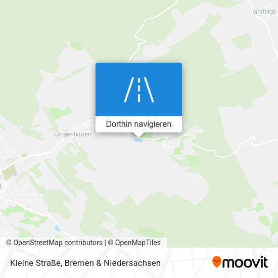 Kleine Straße Karte