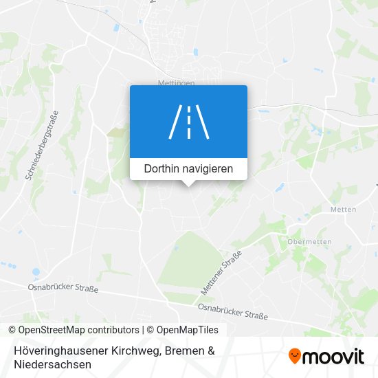 Höveringhausener Kirchweg Karte
