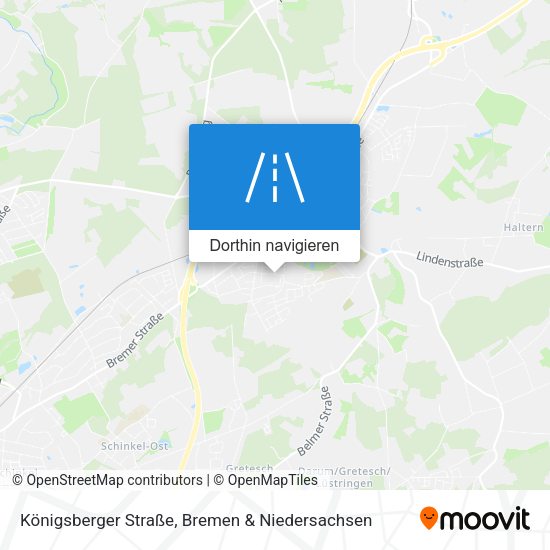Königsberger Straße Karte