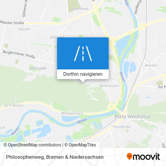 Philosophenweg Karte