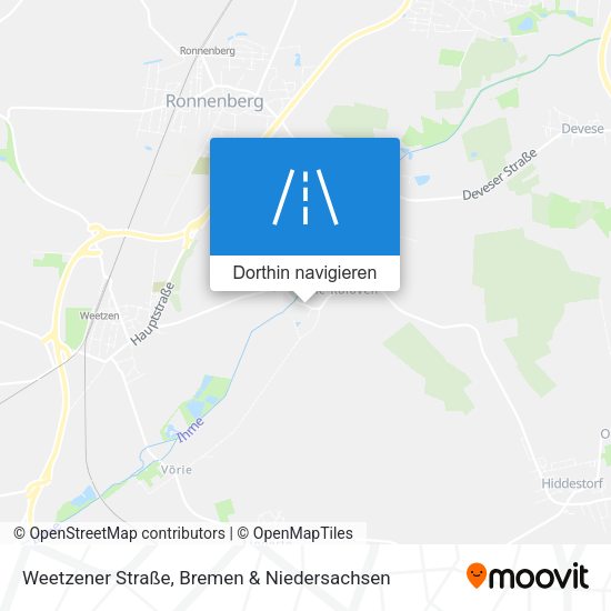 Weetzener Straße Karte