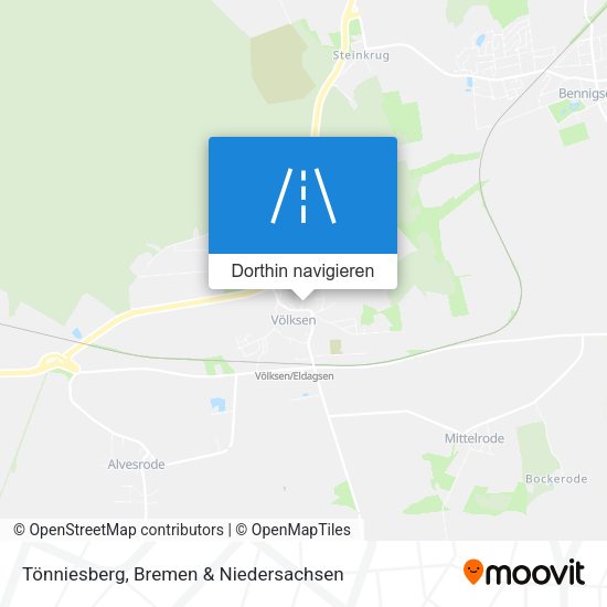 Tönniesberg Karte