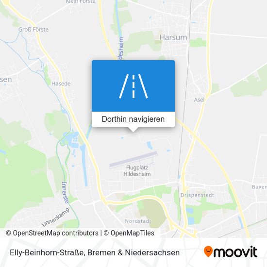 Elly-Beinhorn-Straße Karte