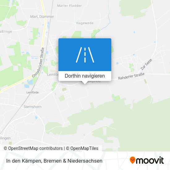In den Kämpen Karte