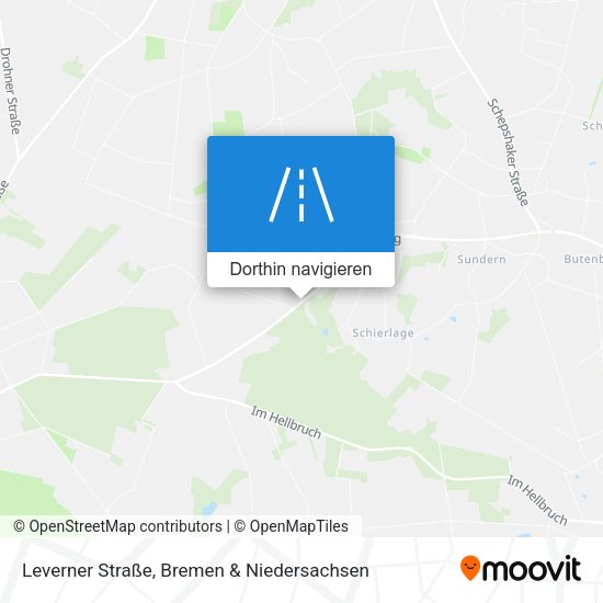Leverner Straße Karte
