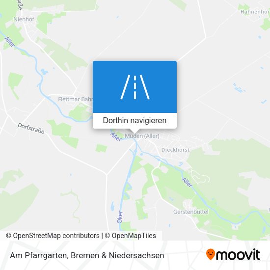 Am Pfarrgarten Karte