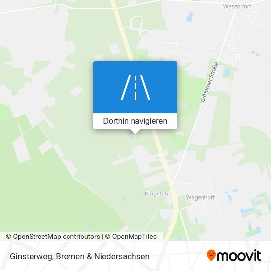 Ginsterweg Karte