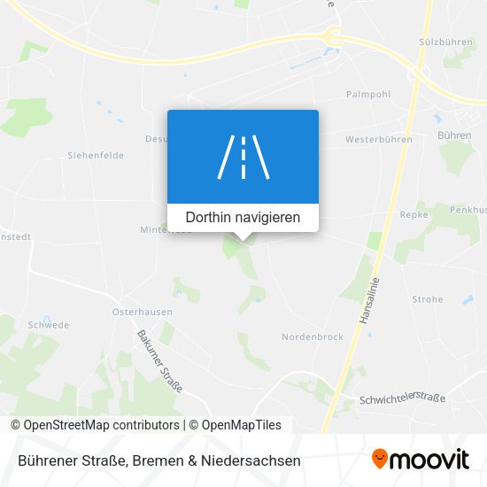 Bührener Straße Karte