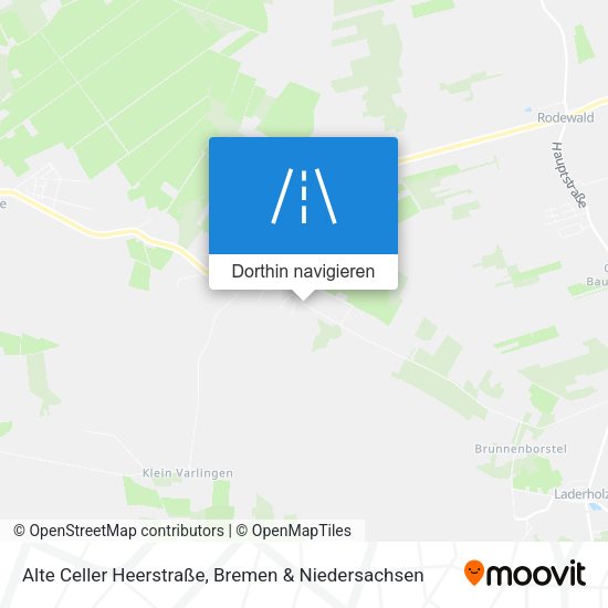 Alte Celler Heerstraße Karte